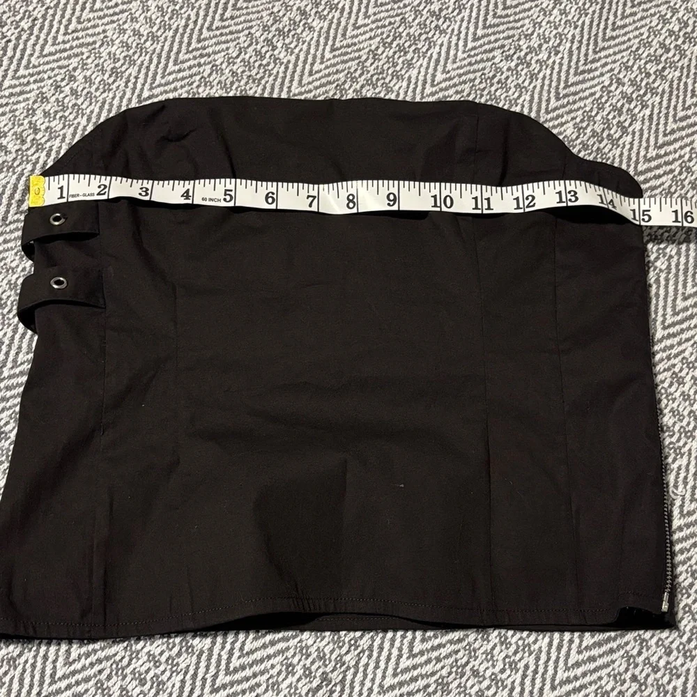 Free People Black Strapless Top